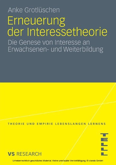Erneuerung der Interessetheorie main product photo