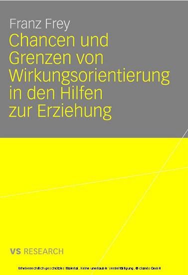 Chancen und Grenzen von Wirkungsorientierung in den Hilfen zur Erziehung main product photo