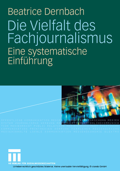 Die Vielfalt des Fachjournalismus main product photo