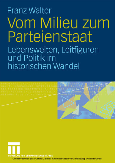 Vom Milieu zum Parteienstaat main product photo