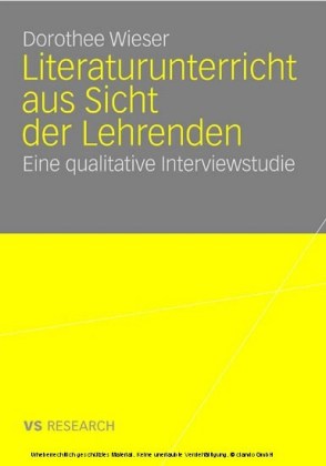 Literaturunterricht aus Sicht der Lehrenden