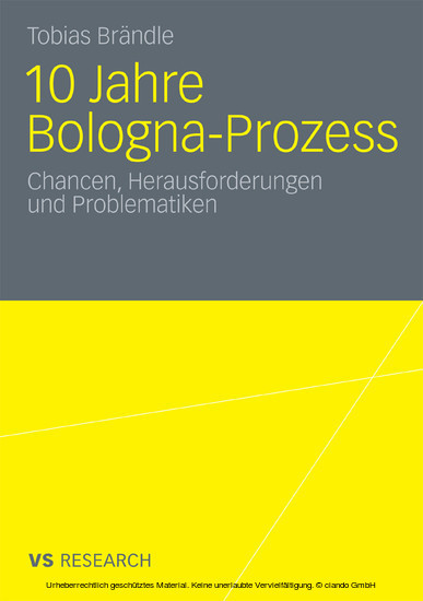 10 Jahre Bologna Prozess main product photo