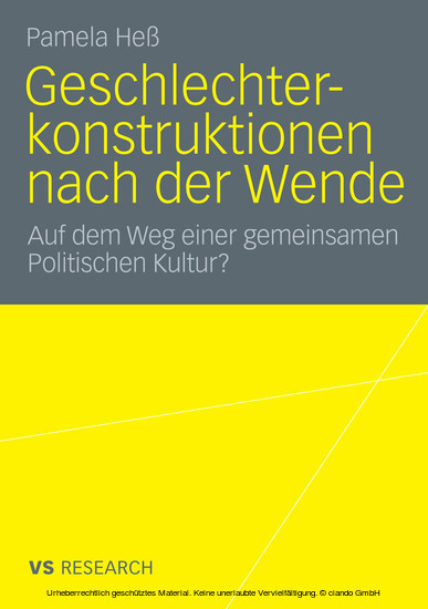 Geschlechterkonstruktionen nach der Wende main product photo