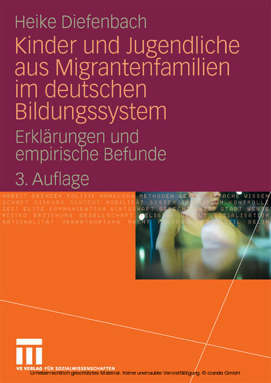 Kinder und Jugendliche aus Migrantenfamilien im deutschen Bildungssystem main product photo