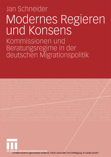 Modernes Regieren und Konsens main product photo