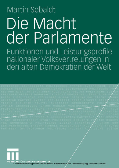 Die Macht der Parlamente main product photo
