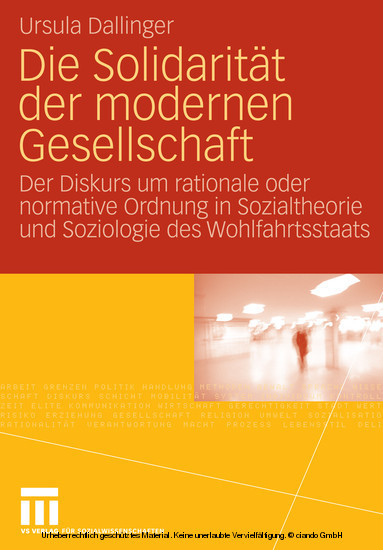 Die Solidarität der modernen Gesellschaft main product photo