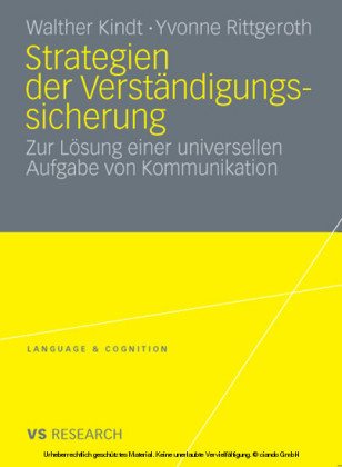 Strategien der Verständigungssicherung