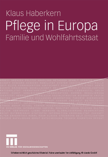 Pflege in Europa main product photo