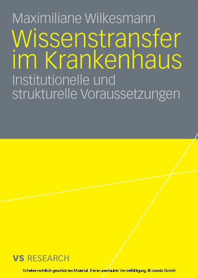 Wissenstransfer im Krankenhaus main product photo