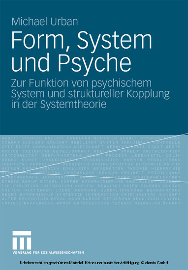 Form, System und Psyche main product photo