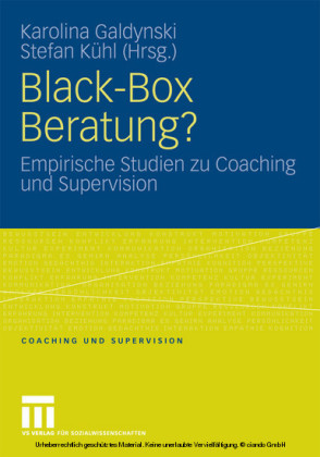 Black-Box Beratung?