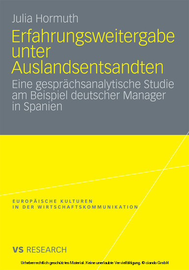 Erfahrungsweitergabe unter Auslandsentsandten main product photo
