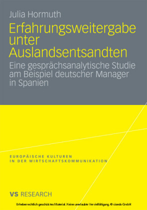 Erfahrungsweitergabe unter Auslandsentsandten
