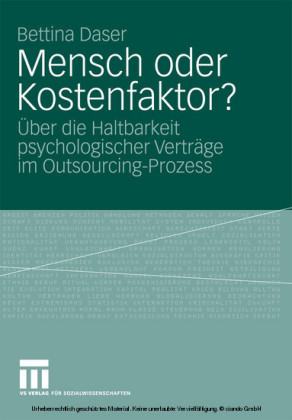 Mensch oder Kostenfaktor?