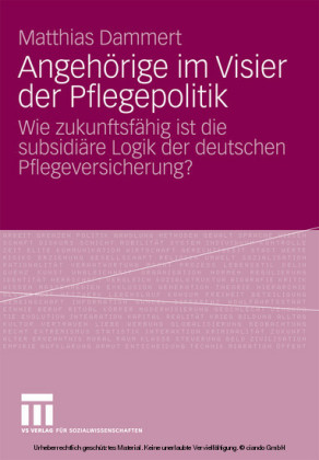Angehörige im Visier der Pflegepolitik