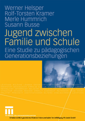Jugend zwischen Familie und Schule