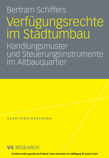 Verfügungsrechte im Stadtumbau main product photo