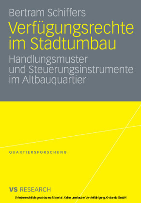 Verfügungsrechte im Stadtumbau