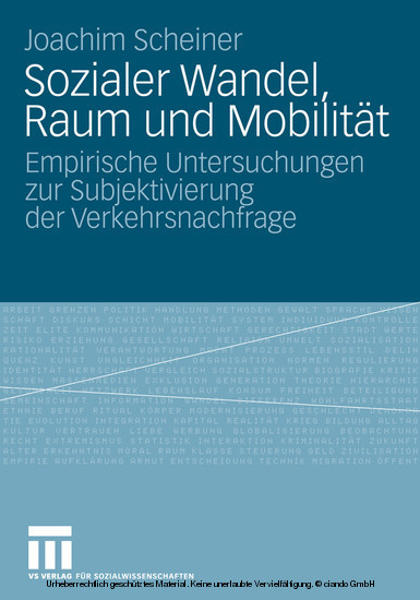 Sozialer Wandel, Raum und Mobilität main product photo