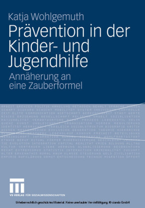 Prävention in der Kinder- und Jugendhilfe