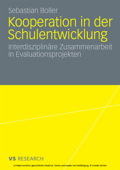 Kooperation in der Schulentwicklung main product photo