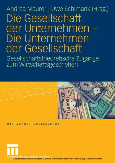 Die Gesellschaft der Unternehmen - Die Unternehmen der Gesellschaft main product photo