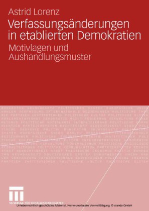 Verfassungsänderungen in etablierten Demokratien