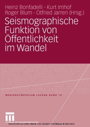 Seismographische Funktion von Öffentlichkeit im Wandel