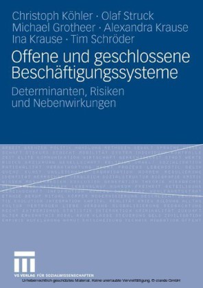 Offene und geschlossene Beschäftigungssysteme