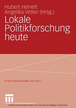 Lokale Politikforschung heute
