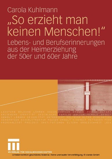 'So erzieht man keinen Menschen!' main product photo