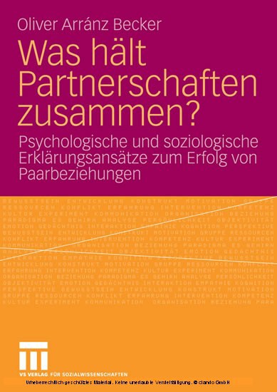 Was hält Partnerschaften zusammen? main product photo