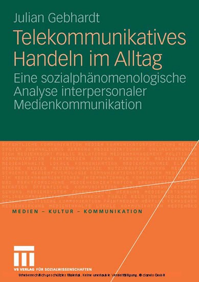 Telekommunikatives Handeln im Alltag main product photo