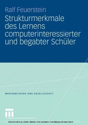 Strukturmerkmale des Lernens computerinteressierter und begabter Schüler
