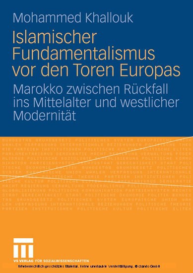 Islamischer Fundamentalismus vor den Toren Europas main product photo