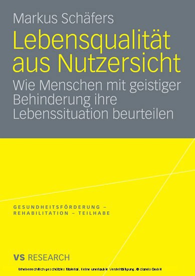 Lebensqualität aus Nutzersicht main product photo