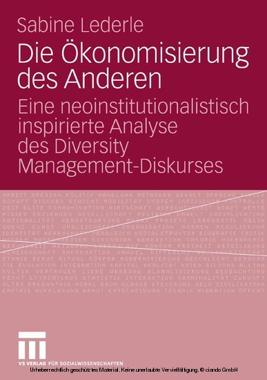 Die Ökonomisierung des Anderen main product photo