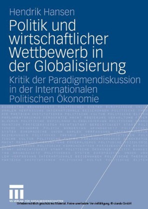 Politik und wirtschaftlicher Wettbewerb in der Globalisierung