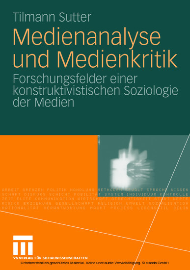Medienanalyse und Medienkritik main product photo