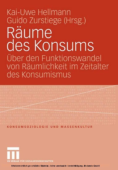 Räume des Konsums main product photo