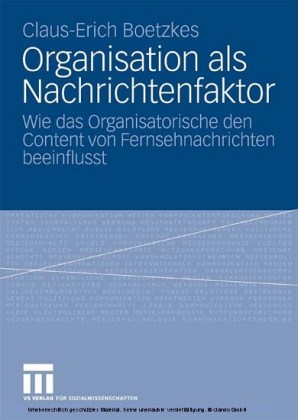 Organisation als Nachrichtenfaktor