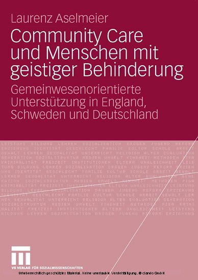 Community Care und Menschen mit geistiger Behinderung main product photo