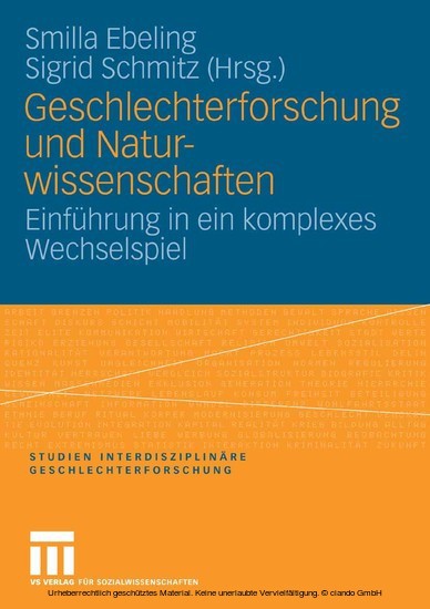 Geschlechterforschung und Naturwissenschaften main product photo