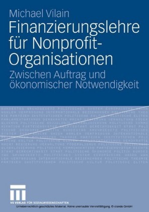 Finanzierungslehre für Nonprofit-Organisationen