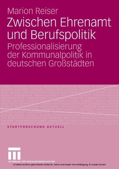 Zwischen Ehrenamt und Berufspolitik main product photo