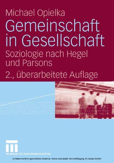 Gemeinschaft in Gesellschaft main product photo