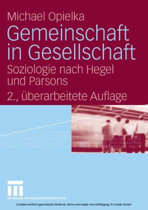 Gemeinschaft in Gesellschaft