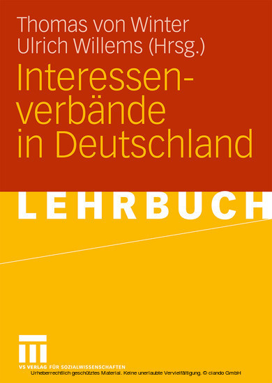 Interessenverbände in Deutschland main product photo
