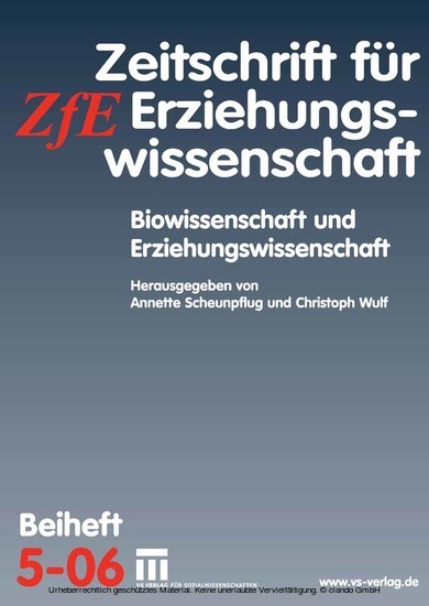 Biowissenschaft und Erziehungswissenschaft main product photo